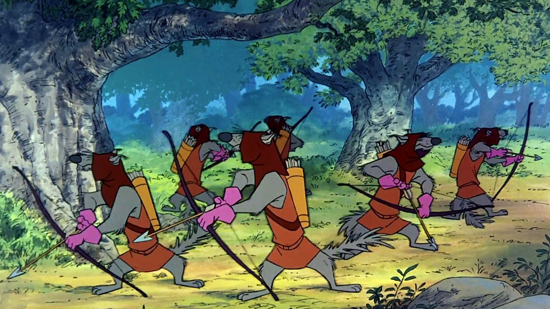 Robin des Bois (Disney) : Le Renard et l'Ours qui chapardaient au Lion